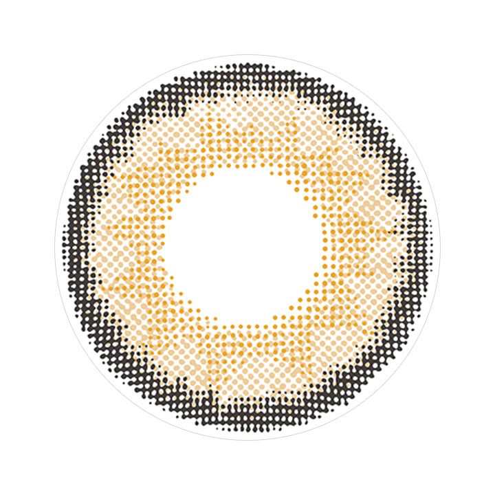 サニーヘーゼルのレンズ画像|ドープウィンクワンデー(DopeWink1day)コンタクトレンズ