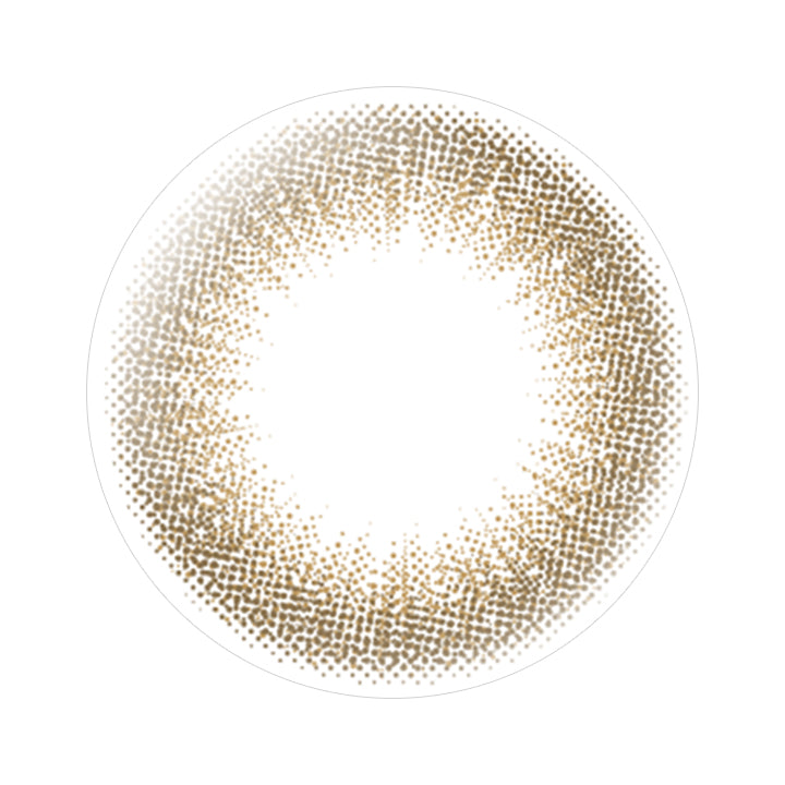ミスティックベージュのレンズ画像|レリッシュ(LALISH)ワンデーコンタクトレンズ