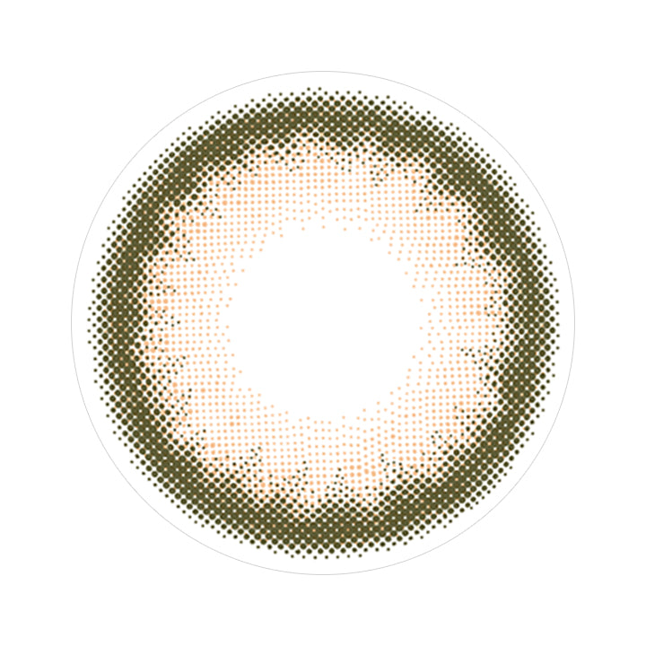 ミルクベージュのレンズ画像|エンジェルカラーバンビシリーズワンデー(Angelcolor Bambi Series 1day)ワンデーコンタクトレンズ