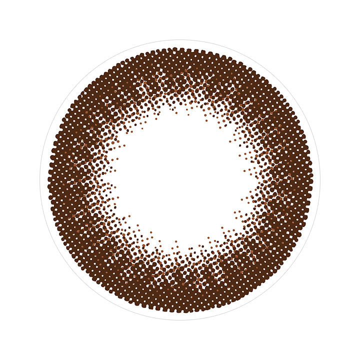 シャイニーブラウンのレンズ画像|フェリアモ(feliamo)コンタクトレンズ