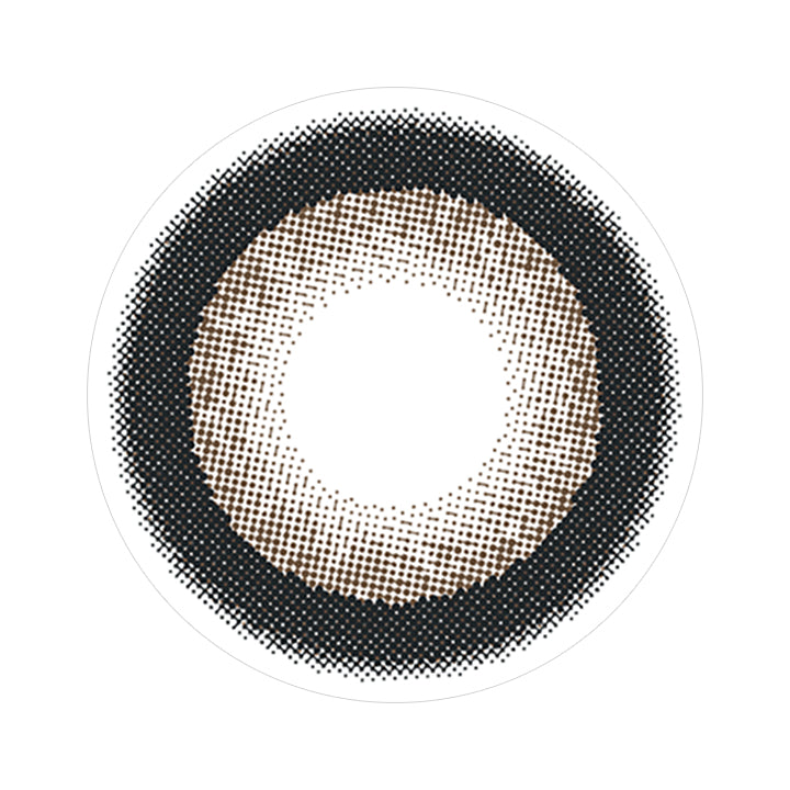 リングダークブラウン(キマグレネコ)のレンズ画像|フルーリーバイカラーズ(Flurry by colors)コンタクトレンズ