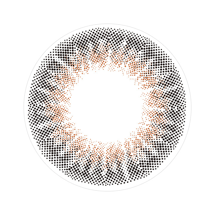 チュールブラウンのレンズ画像|フェリアモ(feliamo)コンタクトレンズ