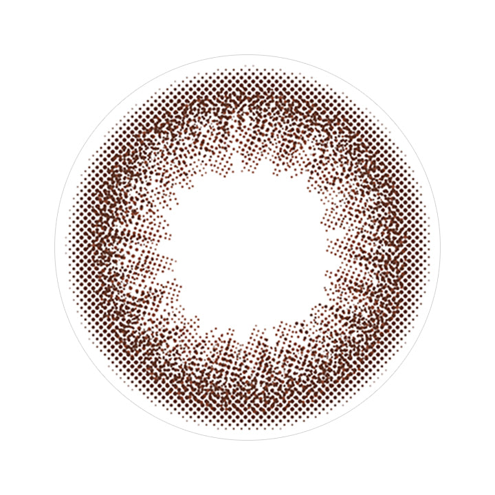 エアリーブラウンのレンズ画像|カラーズワンデー(colors1d)コンタクトレンズ