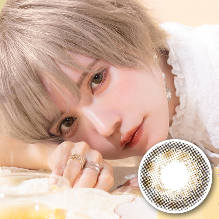 エンジェルカラーバンビシリーズワンデー(Angelcolor Bambi Series 1day) 10枚 レモンヘーゼル