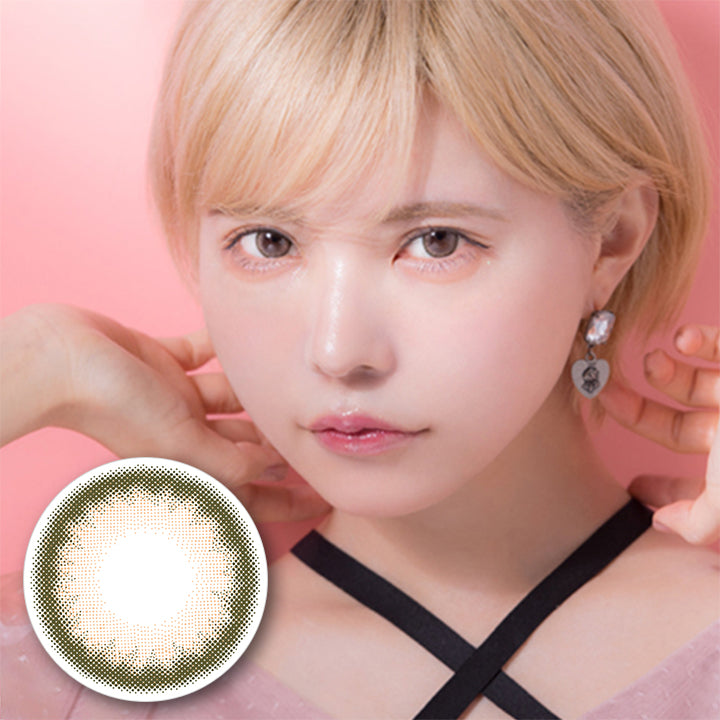 エンジェルカラーバンビシリーズワンデー(Angelcolor Bambi Series 1day) 10枚 ミルクベージュ