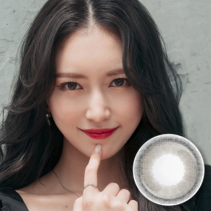 ミロドロップのモデル画像|ルミュー(Lemieu)コンタクトレンズ