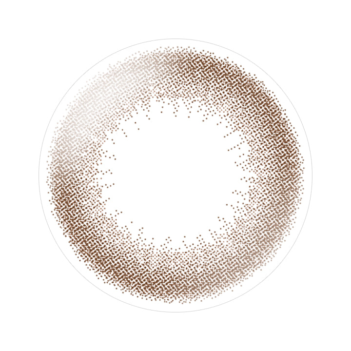 アーモンドベージュ(Almond Beige)のレンズ写真|デコラティブアイズヴェール DECORATIVE EYES VEIL 1day ワンデーコンタクトレンズ