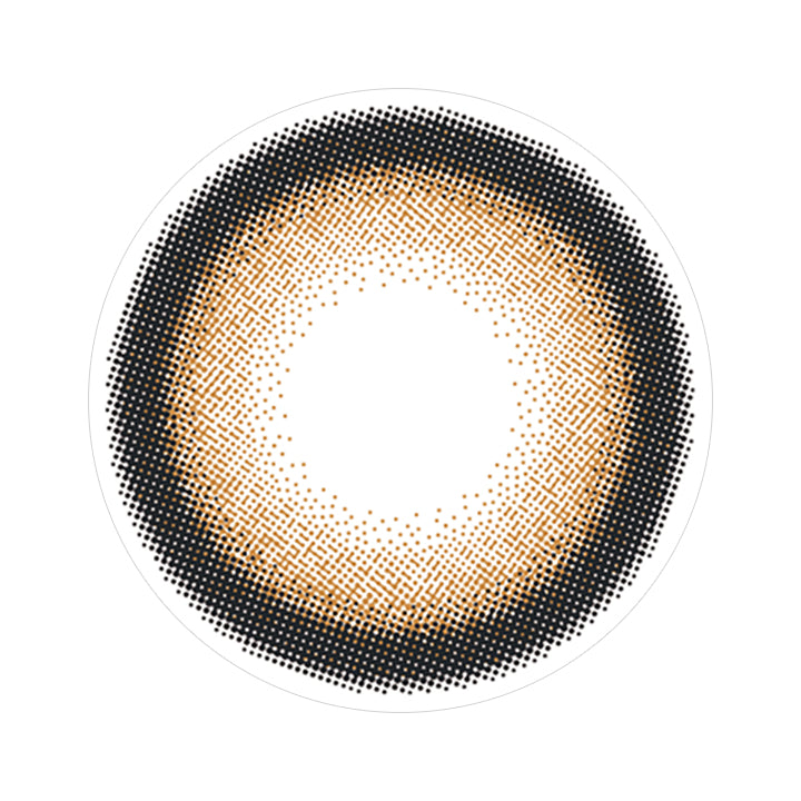 リングオレンジブラウン(もふもふハムスター)のレンズ画像|フルーリーバイカラーズ(Flurry by colors)コンタクトレンズ