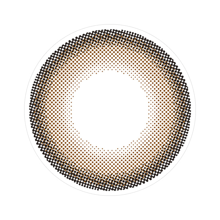 HOT CHOCOLATE(ホットチョコレート)のレンズ画像|エヌズコレクション(N's COLLECTION) ワンデーコンタクトレンズ