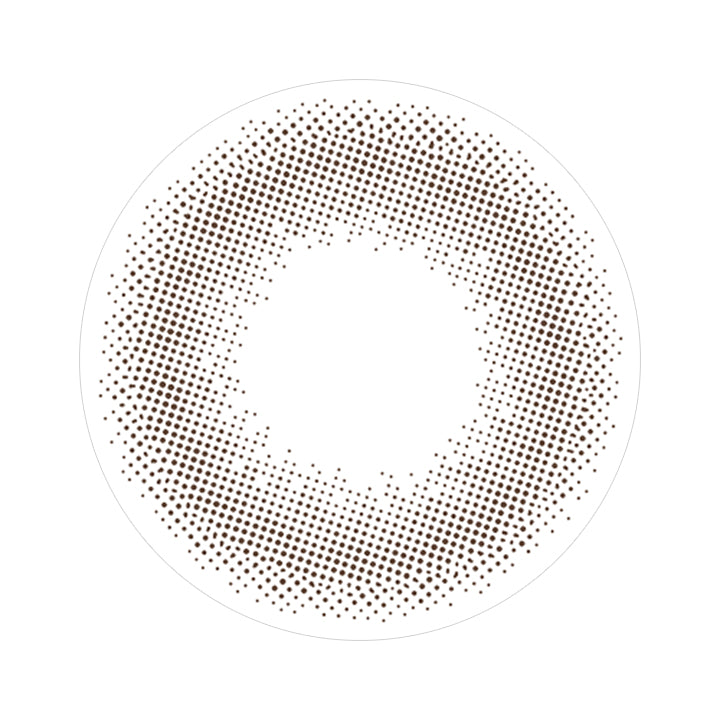 ムースブラウンのレンズ画像|レヴィアワンデーサークル(ReVIA 1DAY CIRCLE) コンタクトレンズ