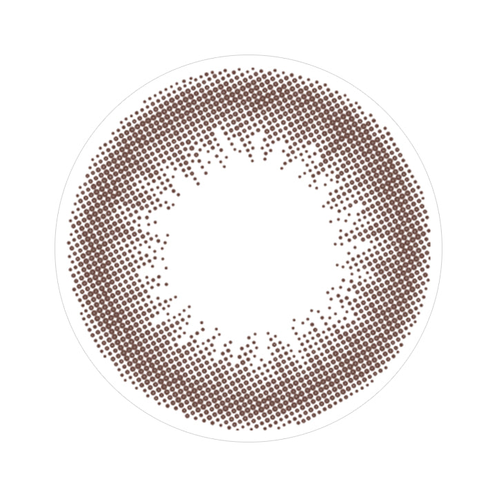 ヌードブラウンのレンズ画像|レヴィアワンデーサークル(ReVIA 1DAY CIRCLE) コンタクトレンズ