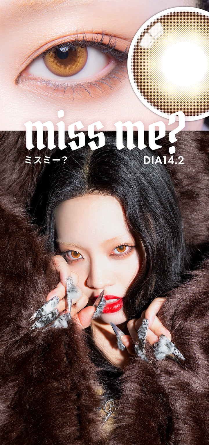 miss me?, ミスミー？, DIA14.2| ギャルネバーダイ GAL NEVER DIE 1day カラコン カラーコンタクト
