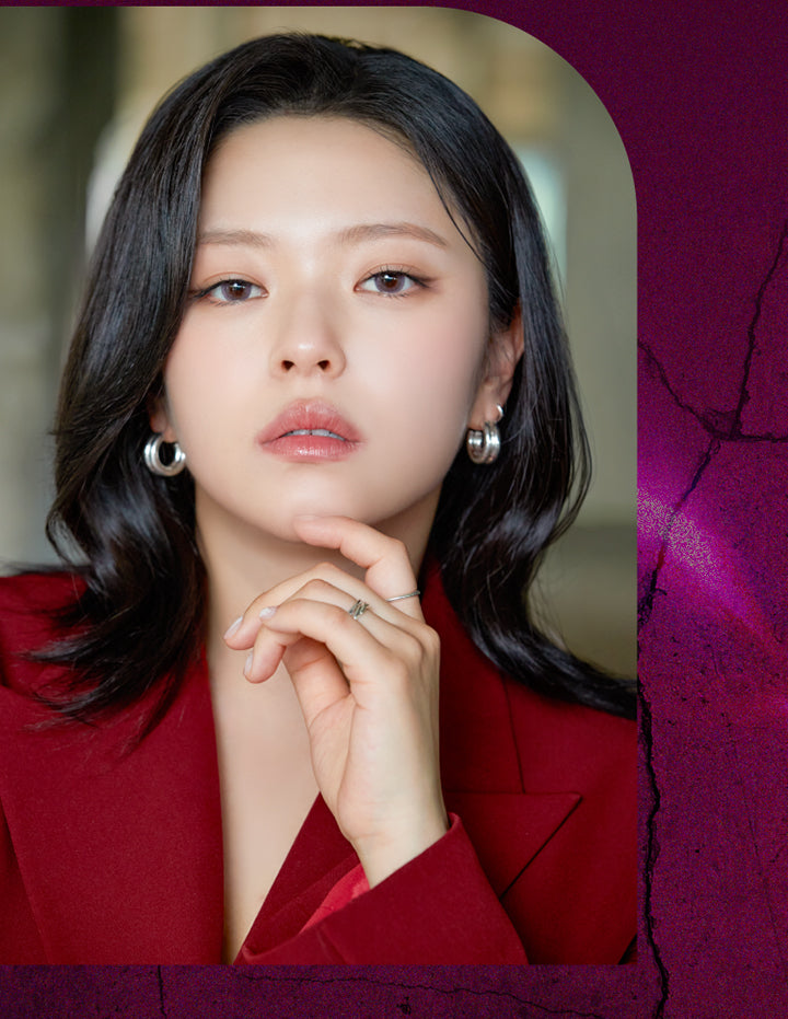 クリアライラック(Clear Lilac)を装用したTwice Jeongyeon(トゥワイス ジョンヨン)の画像  | スウィートワンマンス ガールクラッシュ Sweet 1 Month Girlcrush monthly カラコン カラーコンタクト
