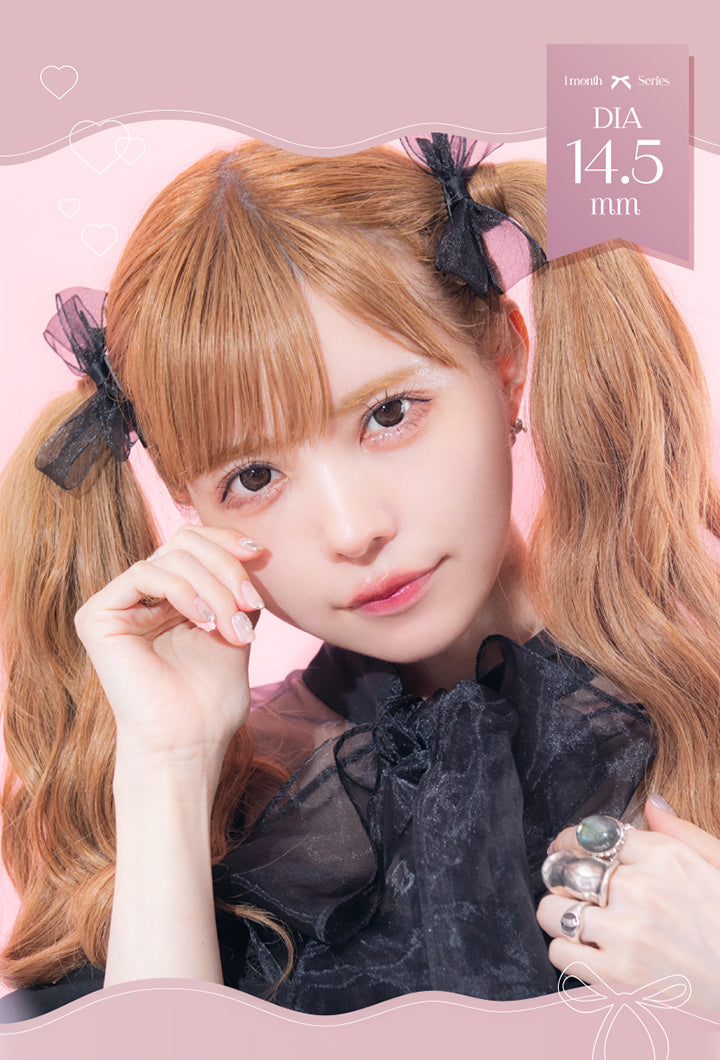 エンジェルカラーバンビシリーズワンマンス(Angelcolor Bambi Series 1month),DIA14.5mm,Model：益若つばさ | エンジェルカラーバンビシリーズワンマンス Angelcolor Bambi Series 1month カラコン カラーコンタクト
