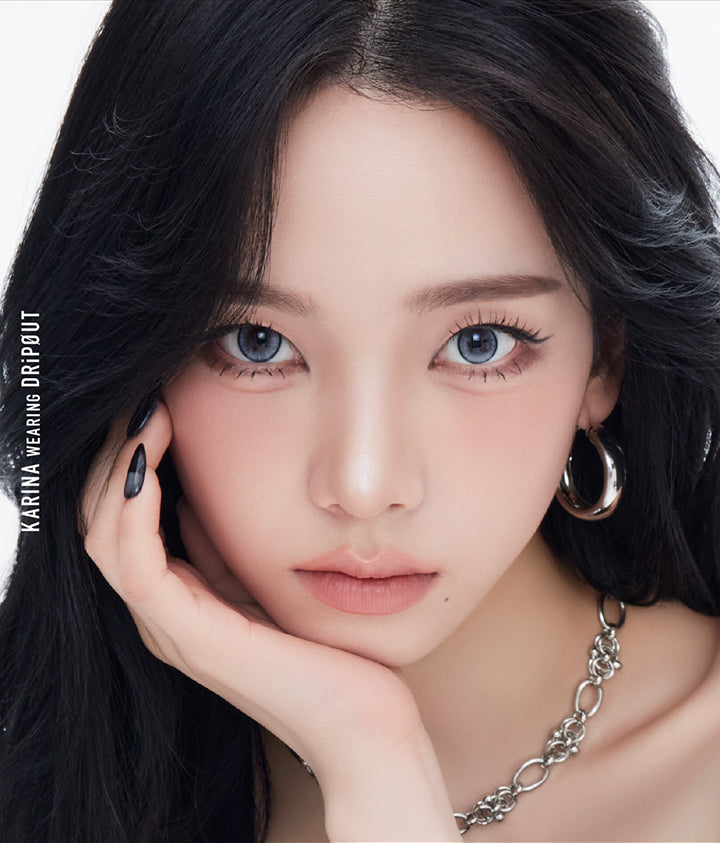Karina Wearing Dripout | アザートーリックワンデー øther toric 1day 1day カラコン カラーコンタクト
