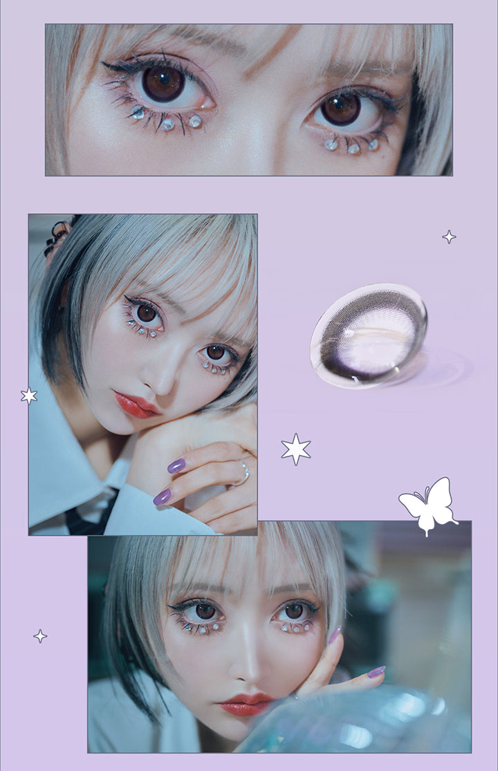 mauve blackの画像 | ロミュ rom'u 1day カラコン カラーコンタクト
