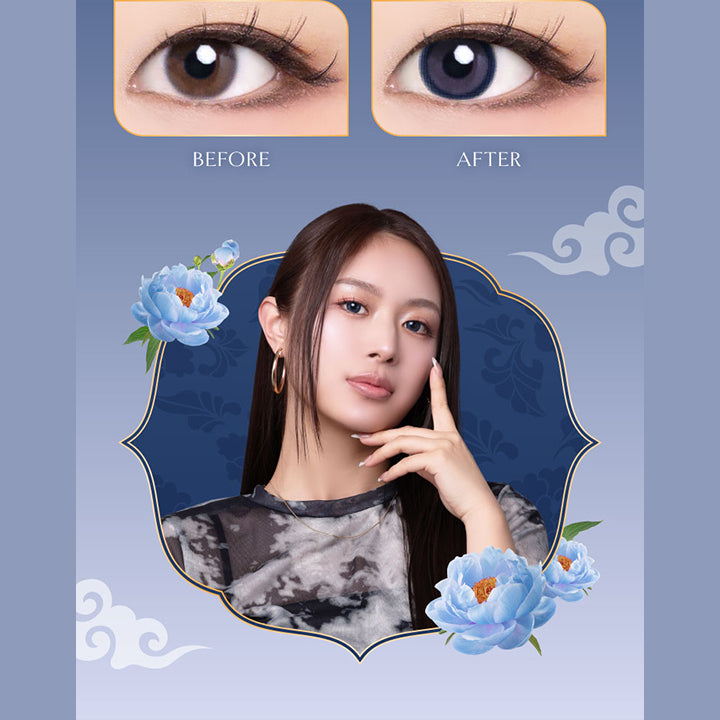 Before, After | ヴィレジェ VILLEGE 1day カラコン カラーコンタクト
