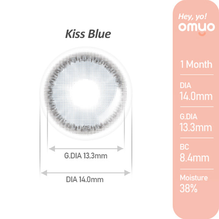 Kiss Blue(キスブルー)のレンズ画像,オマイオバイレンズミー(OMYO BY LENSME),カラコン,カラーコンタクト