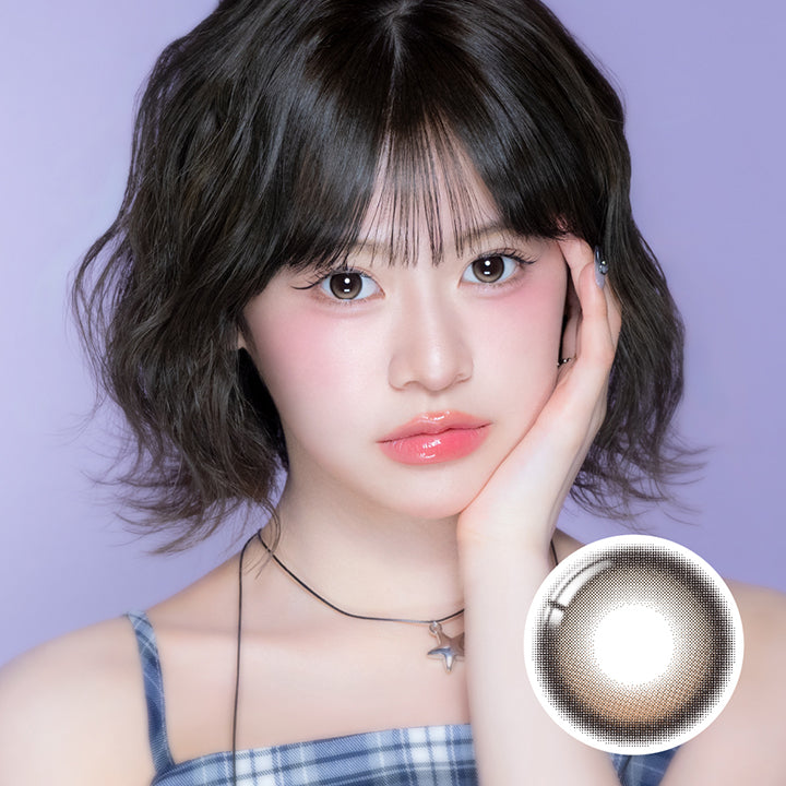 リアリアワンデー(Riaria 1Day) ミリアラテ(Miria Latte) 可愛さバグる♡回らない水光 1day 1箱10枚入り DIA14.5mm 着色直径13.6mm BC8.7mm  | リアリアワンデー Riaria 1Day カラコン カラーコンタクト
