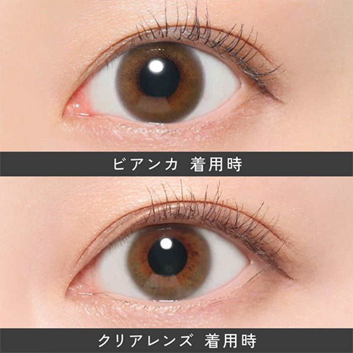 ビアンカ(Bianca)の装用画像 | レヴィア ワンデー カラー ReVIA 1DAY COLOR カラコン カラーコンタクト