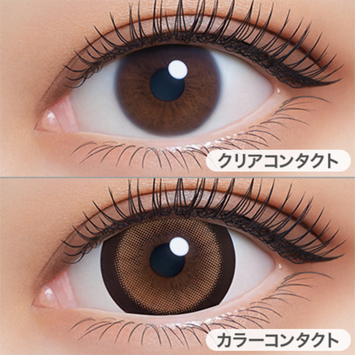 チャーミーキャット(Charmy Cat)の装用画像 | リセイワンマンス Resay 1month カラコン カラーコンタクト
