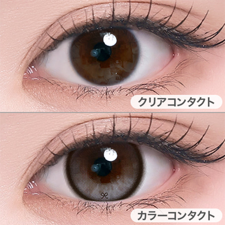 ムーンストーン(Moon Stone)の装用画像 | 蜜のレンズ アイシャ・リボン mitunolens i-sha reborn 1day カラコン カラーコンタクト
