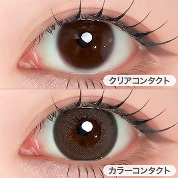 ノヴァグレージュ(Nova Greige)の装用画像 | エーアイ a-eye 1day カラコン カラーコンタクト
