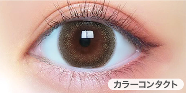 ルミナスブラウンの装用画像