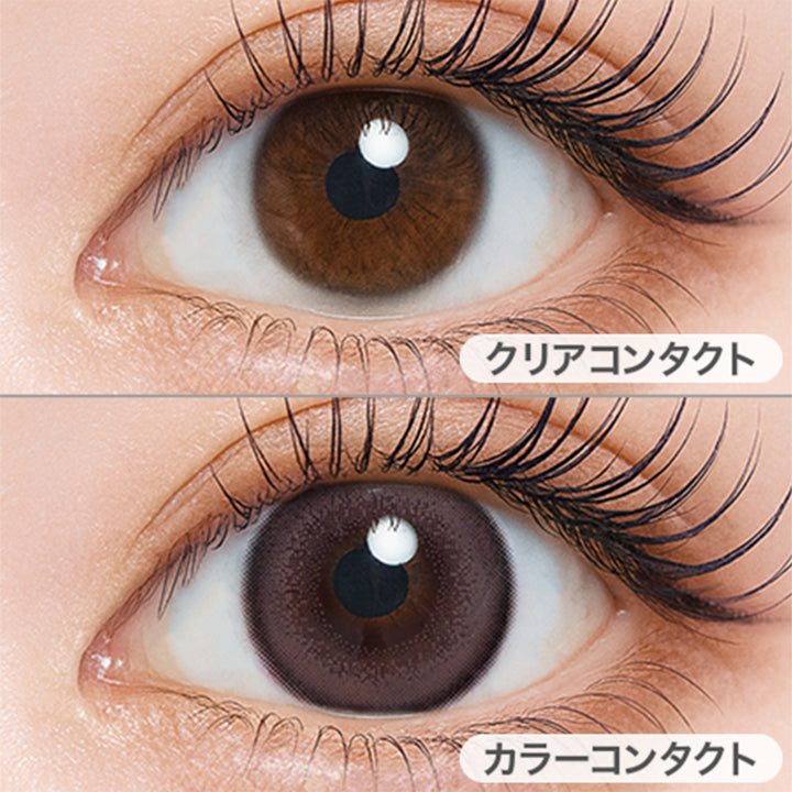 ダークバニーの装用写真|ウユワンデー(Uyu 1DAY) 1day カラコン カラーコンタクト