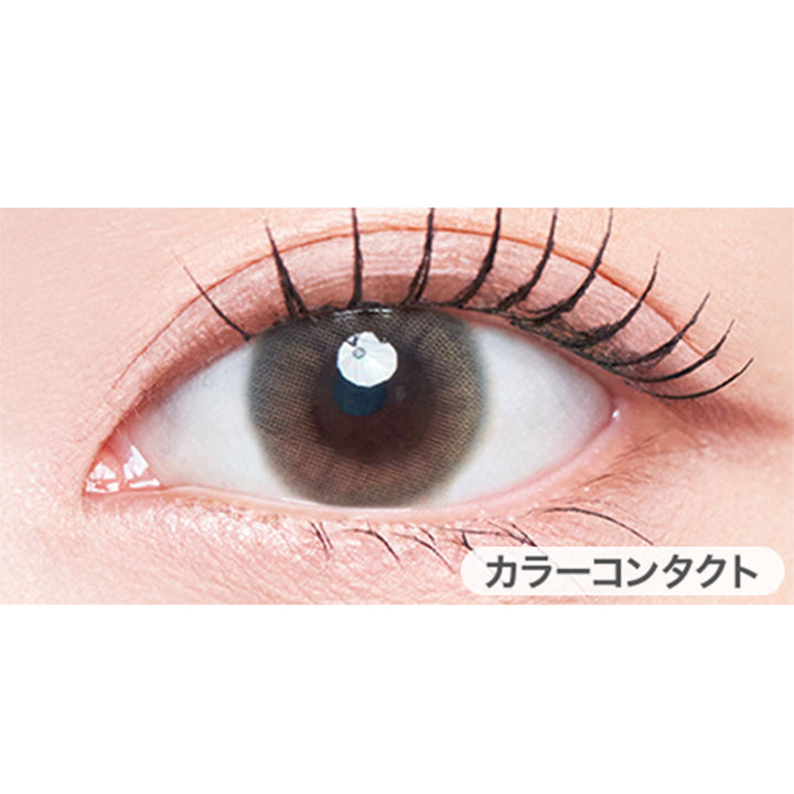 トワイライトリリー(Twilight Lily)の装用画像 | スウィートワンマンス メビラージュ Sweet 1Month Mevilage Monthly カラコン カラーコンタクト
