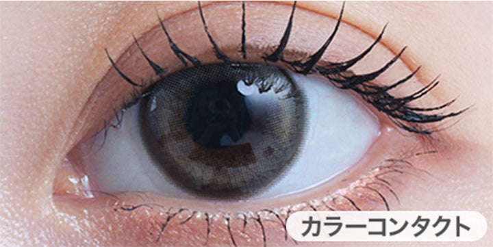 デイグローブラウン (Dayglow Brown)の装用画像 | eyestar アイスター 1day カラコン カラーコンタクト
