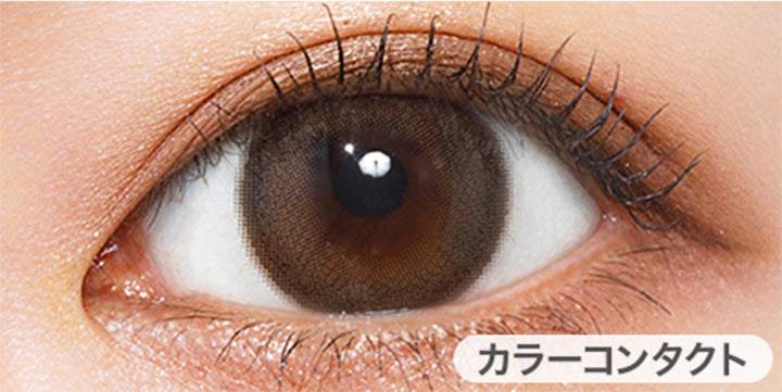 ビスケットスモア(Bisucuit Smore)の装用画像 | シャルトンワンデー Charton 1DAY カラコン カラーコンタクト
