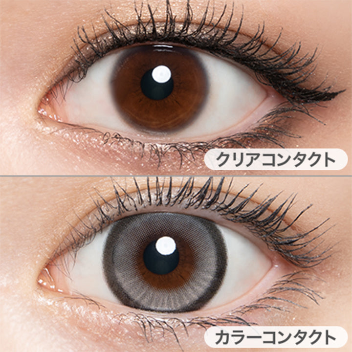 ドリーミアネイビー(Dreamia navy)の装用画像 |ラヴェール loveil 1day カラコン カラーコンタクト

