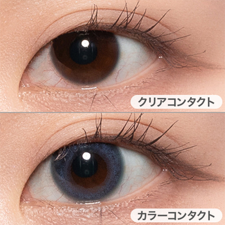 藤(fuji)の装用画像 | 美少年画 ビショーネンガ Bishonenga 1day カラコン カラーコンタクト
