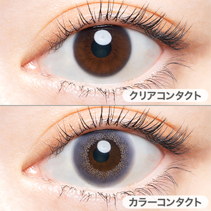 ヴィンテージラベンダー(Vintage Lavender)の装用画像  | エンジェルカラーバンビシリーズヴィンテージワンデー Angelcolor Bambi Series Vintage 1day カラコン カラーコンタクト
