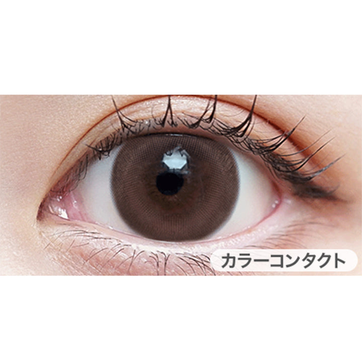 ロゼフィルム(Rose Film)の装用画像 | ヴェルヴェティア Velvetear 1day カラコン カラーコンタクト
