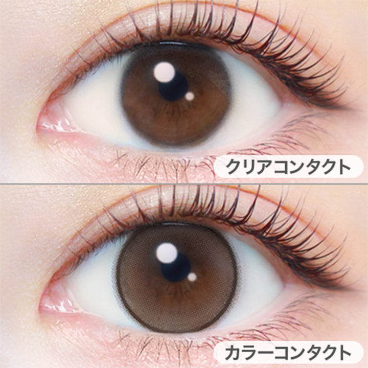 パールベージュ(Pearl Beige)の装用画像 | エバーカラーワンデートーリック Evercolor1Day Toric 乱視用 カラコン カラーコンタクト
