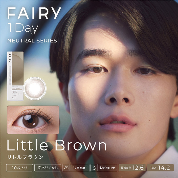 フェアリーワンデーニュートラルシリーズ(FAIRY 1day NEUTRAL SERIES) リトルブラウン