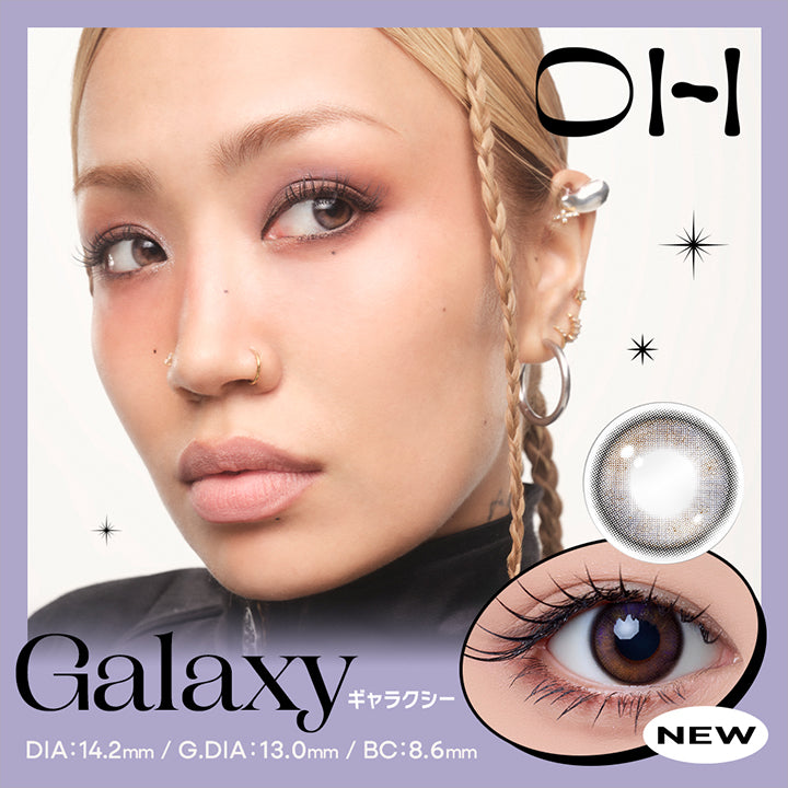 Oh,Galaxy,New,ギャラクシー,Dia14.2mm,G.Dia13.0mm,Bc8.6mm | オー Oh 1day カラコン カラーコンタクト