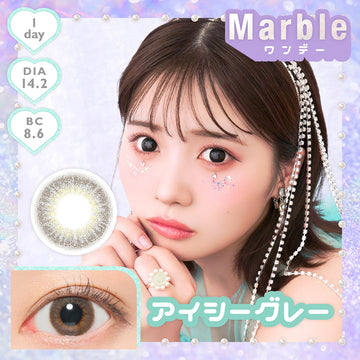 Marble(マーブル),ワンデー,アイシーグレー,1DAY,DIA14.2mm,BC8.6mm|マーブルワンデー Marble 1day カラコン カラーコンタクト