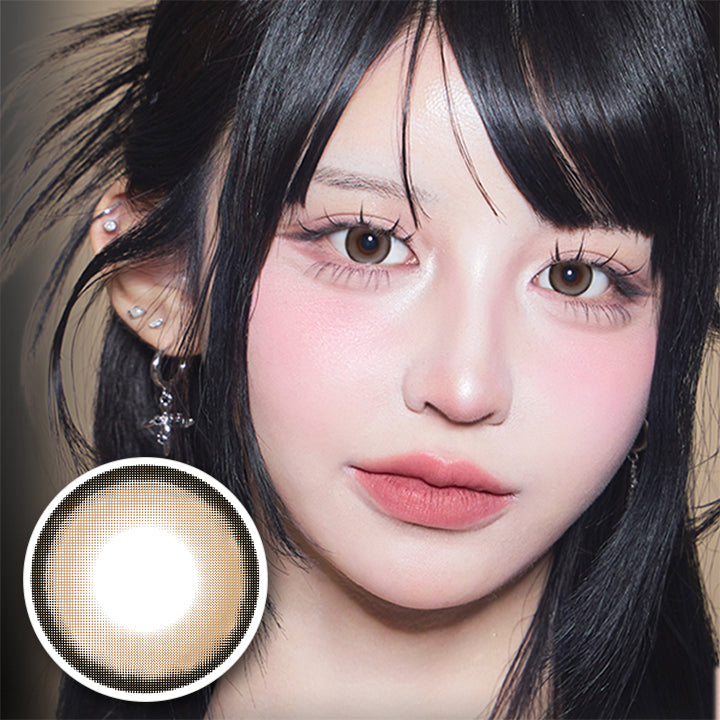 ドレープミエル(Drape Miel) The cuteness reflected in your eyes needs more than just sweetness. 1day DIA14.5mm GDIA13.8mm BC8.7mm | ティアリス Tearis 1day カラコン カラーコンタクト
