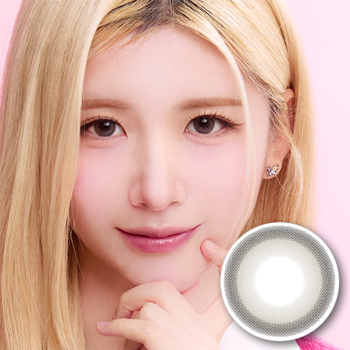 フェユナワンデーモイスティン(Feyuna 1Day Moistin),ハルツグレー(Halze Gray),Feyuna meets Hitgs Seojin,1day,1箱10枚入り,DIA14.2mm,GDIA13.6mm,BC8.6mm | フェユナワンデーモイスティン Feyuna 1day moistin カラコン カラーコンタクト
