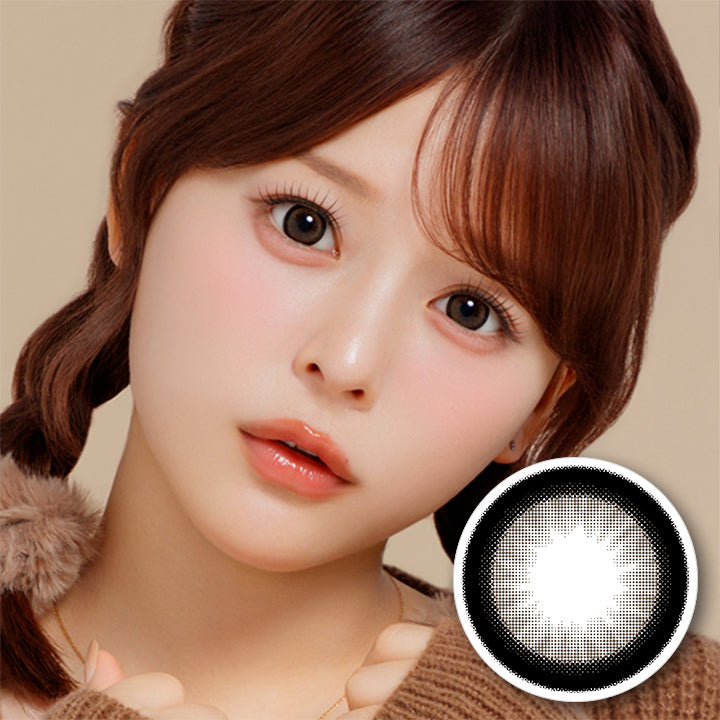 Chapun, おめかししちゃお?, 盛れフィルターコン, 装用レンズ:おめかしキャメル, 甘さ仕込みの盛れ感レンズ新登場, おめかしキャメル, おてんばピンク, みつめてブラウニー, ※「ときとめプラウン」「ときとめグレー」の2カラーは回らない水光レンズです。, 1DAY | 10枚入り | DIA 14.5mm/15.0mm | BC 8.6mm/8.7mm| 含水率38%/58% | UV CUT | シャプン Chapun 1day カラコン カラーコンタクト