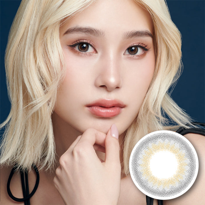 LILMOON(リルムーン),SKIN GREGE(スキングレージュ),洒落っぽグレージュ,1DAY,DIA14.2mm,着色直径13.3mm,含水率38%|リルムーンワンデー LILMOON 1DAY カラコン カラーコンタクト