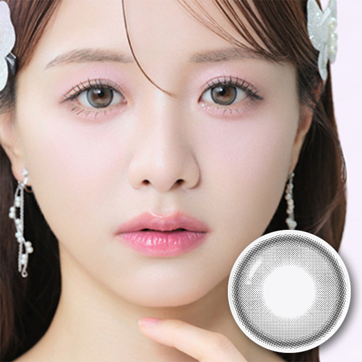 メイリールーナーワンデー(Meilly Lunar 1Day),ルーナーグレー(Lunar Gray),1day,1箱10枚入り,DIA14.2mm,GDIA13.3mm,BC8.7mm, | メイリールーナーワンデー meilly lunar 1day カラコン カラーコンタクト
