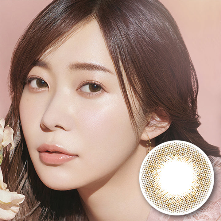 TOPARDS(トパーズ),Rutilated Drop(ルチルドロップ),自然に垢抜けうるツヤブラウン,1day,10枚入り,DIA14.2mm,BC8.6mm,UV CUT,含水率38%|トパーズ TOPARDS 1day カラコン カラーコンタクト