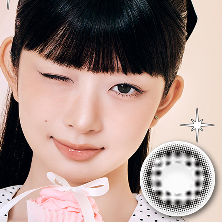 rom'u, Color contact lenses, Brand Muse, Rei, 星屑きらめく、瞳に宿る小さな魔法。, 1day, DIA14.2-14.5mm, G.DIA13.2-14.7mm, BC8-14.7mm, 10pieces | ロミュ rom'u 1day カラコン カラーコンタクト
