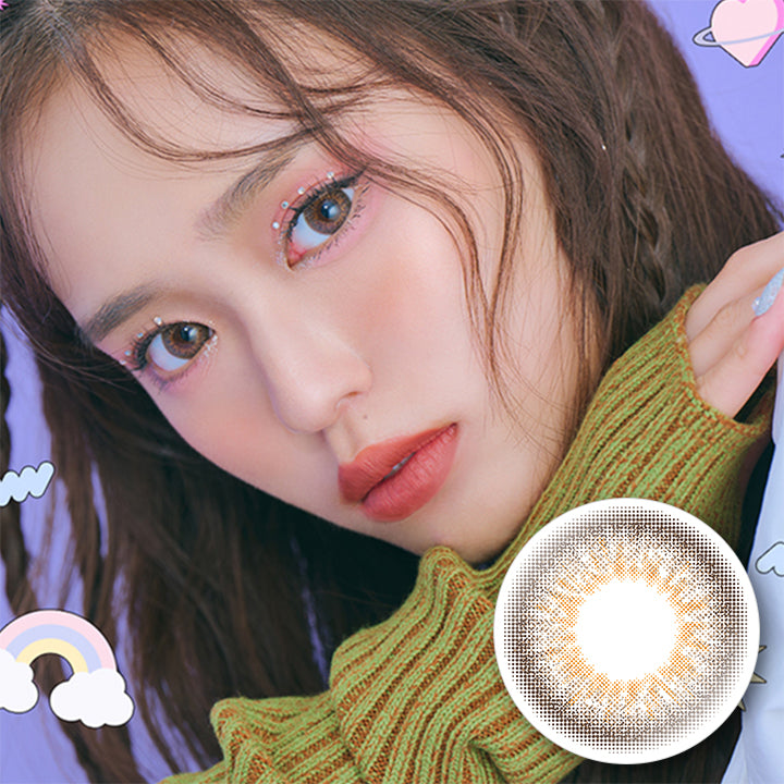 AND MEE Series(アンドミーシリーズ),GINGER(ジンジャー),DIA:14.2mm,GDIA:13.6mm,BC:8.6mm,1枚入|アンドミーシリーズ AND MEE Series カラコン カラーコンタクト