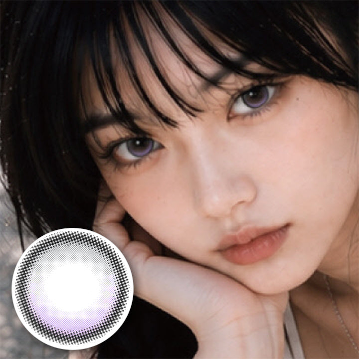 アンジェリーク(Angelique) ムードバイオレット(Mood Violet) 1month DIA14.5mm 着色直径13.8mm BC8.6mm | アンジェリーク Angelique monthly カラコン カラーコンタクト
