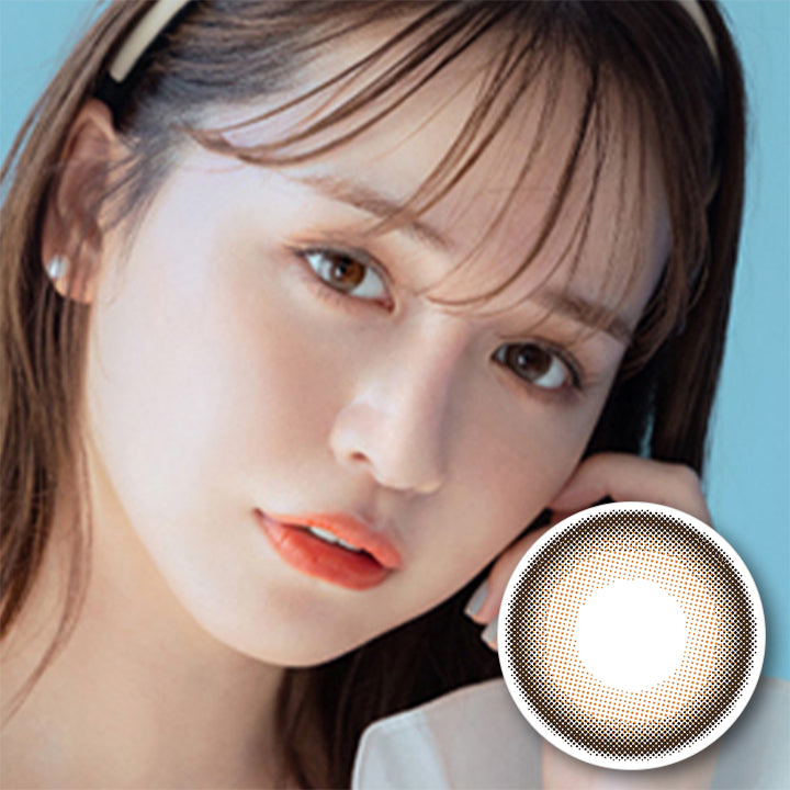 チューズミー(chu's me),モイストブラウン,MOIST BROWN,うるモテ,1DAY,DIA14.2mm,着色直径13.5mm|チューズミー chu's me 1day カラコン カラーコンタクト